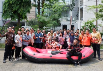 BRI Region 6 Gelar TOT Business Continuity Management dengan Simulasi Penggunaan Peralatan Keselamatan