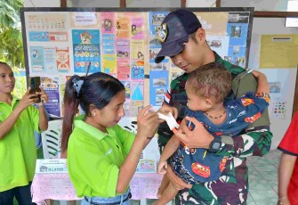 Posyandu Wemori 1 di perbatasan 
