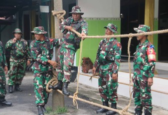 Latihan Lator Apter 2026 Prajurit Kodim 0803/Madiun, Kamis (22/1)