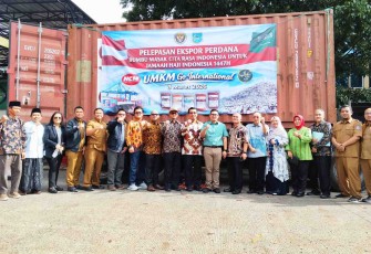 Ekspor Perdana  76 Ton Bumbu ke Arab Saudi, Selasa (3/3)