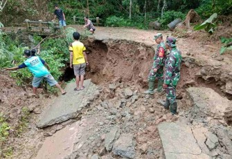 Longsor di wilayah desa binaan 