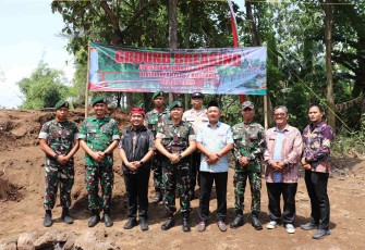 Groundbreaking Jembatan Perintis Garuda Desa Bakalan