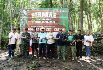 Aksi tanam pohon di Kabupaten Trenggalek 