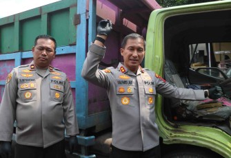 Kapolres Blitar Kota AKBP Kalfaris Triwijaya Lalo