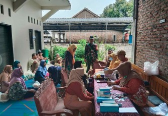 Posyandu lansia di wilayah desa binaan