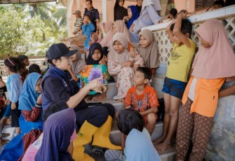 Employee Volunteering Grup MIND ID Dampingi Pemulihan Sumatra