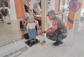 Posyandu balita wilayah desa binaan 