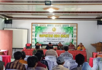 Rapat Gapoktan wilayah desa binaan 