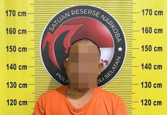 Terduga Pelaku Saat Diamankan 