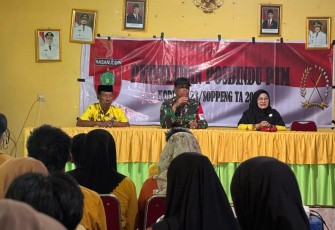 Penyuluhan posyandu dan posbindu dilokasi TMMD Kodim Soppeng 