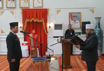 Gubernur Helmi Hasan Lantik Herwan Antoni Jadi Sekretaris Daerah Provinsi Bengkulu 