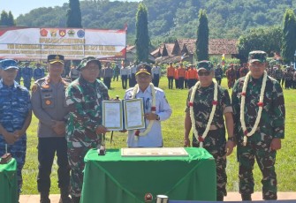 Penutupan TMMD Ke-127 Kodim 0713/Brebes, Rabu (11/3)