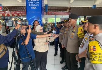 Satgas Preventif saat memberikan keterangan pers 