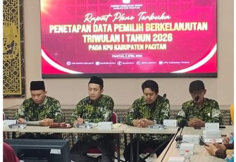 Rapat Pleno Penetapan Data Pemilih Triwulan 1