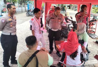 Layananan bengkel gratis Polres Probolinggo