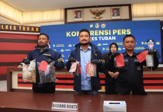 Polres Tuban Ungkap Jaringan Pengedar Uang Palsu 3 Tersangka Diamankan