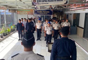 Lapas Suliki Deklarasikan Ikrar Pemasyarakatan Bersih dari Handphone Ilegal