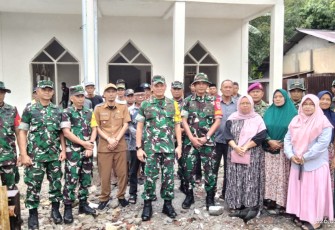 Kunjungan Tim Wasev TMMD ke-128 