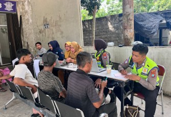 Tingkatkan Kepatuhan Pajak dan Keselamatan Jalan, Satlantas Polres Bintan Gelar Penertiban Simpatik di Kijang