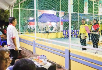 Bupati Bintan Roby Buka Turnamen Bola Voli Bupati Cup III 2026 di Lapangan Kuala Sempang