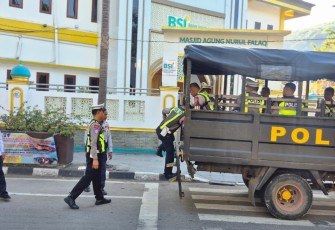 Polisi Terus Pantau Parkir di Jalan Soekarno Hatta