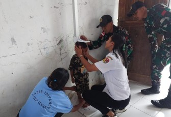 Posyandu balita di perbatasan