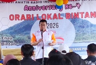Sekda Bintan Ajak Peserta Trekking Jaga Alam dan Kekompakan di HUT ORARI Lokal Bintan