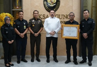 Kejaksaan RI Raih Penghargaan ANRI Berkat Tata Kelola Kearsipan Kategori Sangat Memuaskan