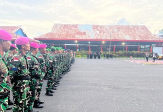 Polres Bitung Gelar Apel Pasukan 