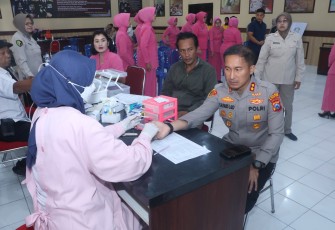 Polres Blitar Kota Gelar Bakti Kesehatan