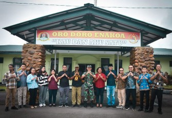 Dandim 1710/Mimika Terima Audiensi Ketua KPU Mimika, Pererat Silaturahmi dan Tingkatkan Sinergitas