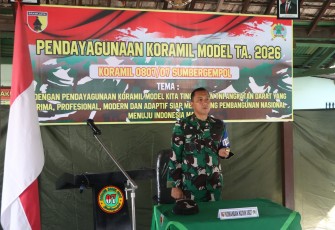 Dandim Tulungagung Buka Pendayagunaan Koramil Model 2026, Tingkatkan Kompetensi Apkowil
