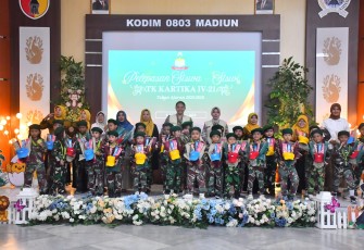 TK Kartika IV-21 Kodim Madiun Lepas Generasi Penerus Bangsa
