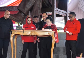 Peresmian renovasi Istana Gebang oleh Presiden ke-5 RI Megawati Soekarnoputri, Senin (15/6/2026)