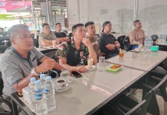 Nobar gembira piala dunia 2026 Korem 023/KS