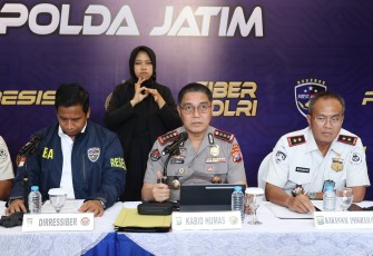 Polda Jatim Bongkar Sindikat Love Scamming Internasional