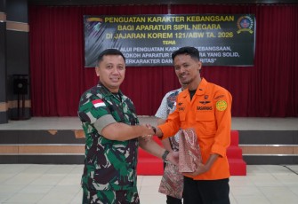 Korem 121/Abw Bekali ASN dengan Penguatan Karakter Kebangsaan
