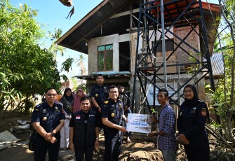 DKM Baitut Tamam Kanwil DJBC Aceh Resmikan dan Serahkan Wakaf Sumur Bor bagi Masyarakat Terdampak Banjir di Pidie Jaya dan Bireuen