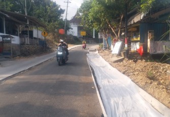Pelebaran Jalan Kedungsalam–JLS Hampir Rampung