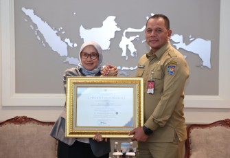 Direktur Jenderal (Dirjen) Bina Pemerintahan Desa (Pemdes) Kementerian Dalam Negeri (Kemendagri) La Ode Ahmad P. Bolombo