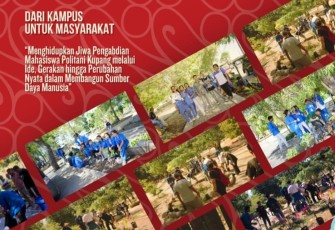 Dokumentasi kegiatan Kemah Kerja Bakti Mahasiswa(KKBM) Politani Kupang Tahun 2026