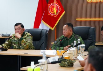 Menhan RI dan Panglima TNI Tinjau Kesiapan Kogabwilhan III, Perkuat Pertahanan di Papua Tengah