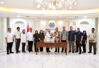 Kesepahaman Bersama tersebut ditandatangani oleh Sekretaris Jenderal (Sekjen) Kemnaker, Cris Kuntadi, dan Sekretaris Umum BPD HIPMI Jaya, Rangga Derana Niode di Kantor Kemnaker, Jakarta, Rabu (8/7/2026) 
