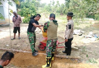 TMMD Ke-129 Kodim 0315/Tanjungpinang Bangun Sumur Bor untuk Atasi Krisis Air Bersih di Desa Lancang Kuning