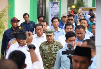 Wapres Gibran saat melakukan Kunker ke Rokan Hilir dengan di dampingi Pangdam XIX/TT bersama unsur forkopimda dan pemerintah daerah