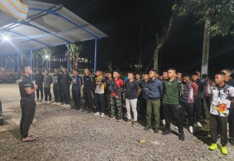 Apel malam satgas TMMD ke-129 Kodim 0821/Lumajang