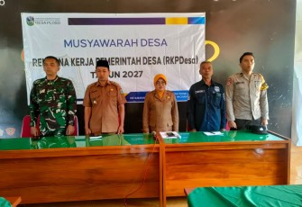 Hadiri Musdes Dalam Rangka Penyusunan RKPDesa Ploso, Sertu Fandi Tegaskan Siap Bangun Sinergi