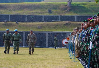 Komandan PMPP TNI Mayor Jenderal TNI Iwan Bambang Setiawan, S.I.P., secara resmi membuka Latihan Bersama Multinational Peacekeeping Exercise (MPE26) Garuda Canti Dharma III Tahun 2026