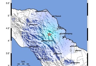 Gempa Bumi Tektonik M4.4 Dirasakan di Kabupaten Gayo Lues 