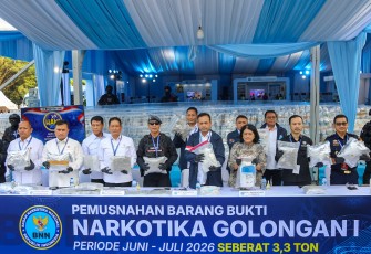 BNN RI Musnahkan Barang Bukti Narkotika pada Peringatan Hani 2026